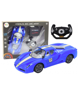 Lean Toys Remote Control Sports Car 1:16 R/C Blue