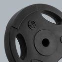 Set of bituminous weights 2x10kg, hole 31mm, plate with handles, REBEL ACTIVE