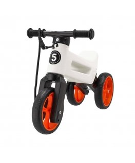 CROSS-COUNTRY BIKE FUNNY WHEELS RIDER WHITE/ORANGE