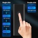 Rockbros 24510003001 priekinis dviračio žibintas 260 lm + USB-C - USB-A laidas - juodas Rockbros 24510003001 priekinis dviračio žibintas 260 lm + USB-C - USB-A laidas - juodas