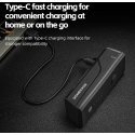 Rockbros 24510003001 priekinis dviračio žibintas 260 lm + USB-C - USB-A laidas - juodas Rockbros 24510003001 priekinis dviračio žibintas 260 lm + USB-C - USB-A laidas - juodas