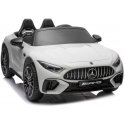 Lean Cars Mercedes AMG SL63 Baterija Car Baltas Lean Cars Mercedes AMG SL63 Baterija Car Baltas