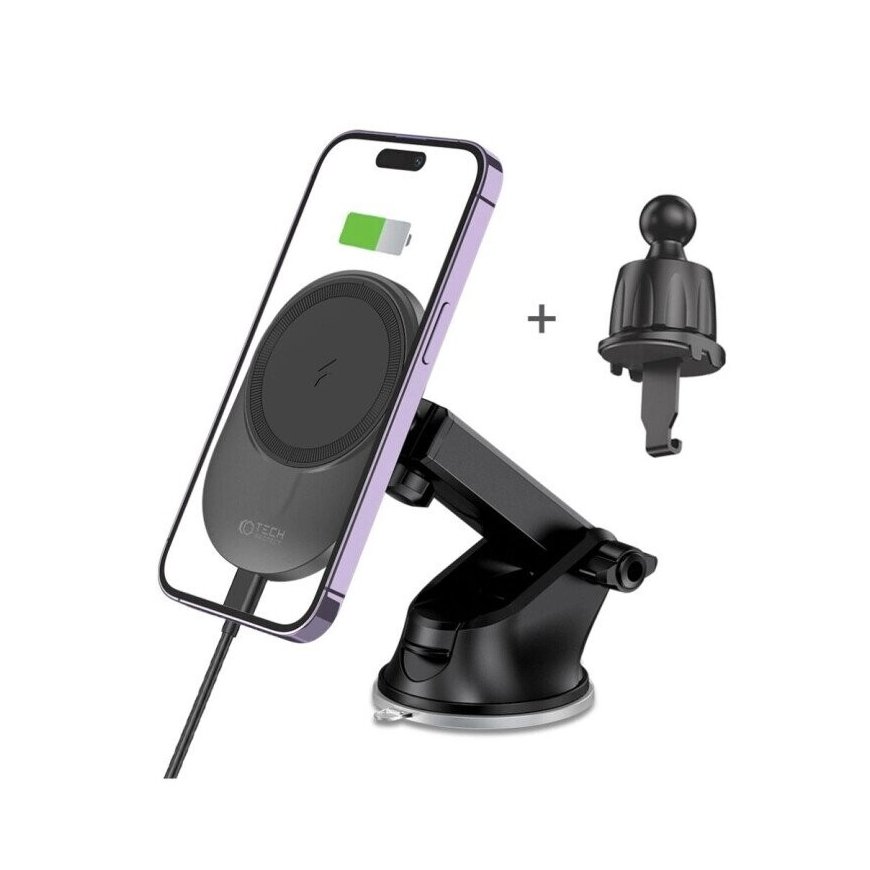 Tech-Protect MM15W-V1 car phone holder with MagSafe 15W inductiv