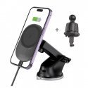 Tech-Protect MM15W-V1 car phone holder with MagSafe 15W inductiv Tech-Protect MM15W-V1 car phone holder with MagSafe 15W inductiv
