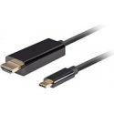 Tech-Protect UltraBoost USB-C | HDMI 4K 60Hz Cable 2m - Black Tech-Protect UltraBoost USB-C | HDMI 4K 60Hz Cable 2m - Black