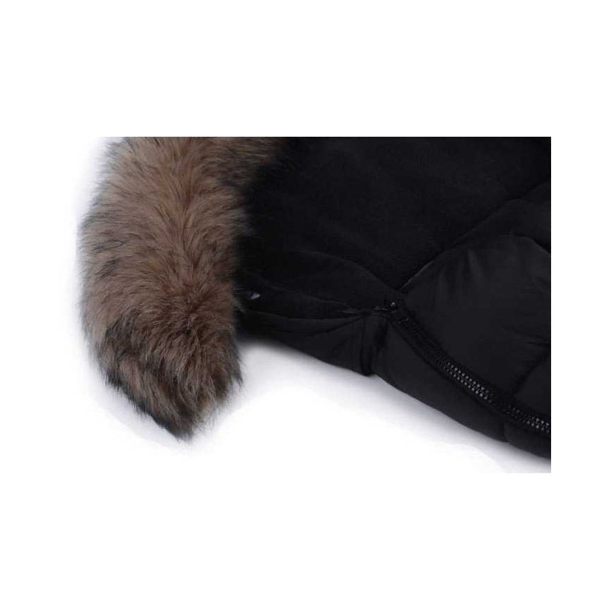 Cottonmoose Moose Shine 651 - warm sleeping bag for stroller and car seat | silver – 3