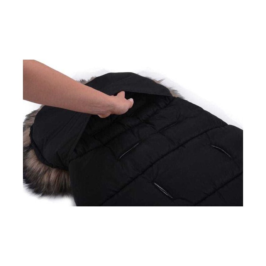 Cottonmoose Moose Shine 651 - warm sleeping bag for stroller and car seat | silver – 4