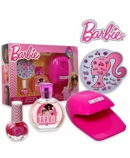 Cartoon Air-Val Barbie Set EDT 50 Kit Manicure