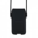 Lacoste PVC Iconic Petit Pique Phone Pouch XL Black
