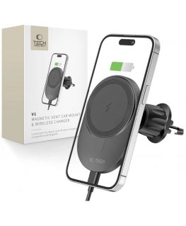 Tech-Protect MM15W-V1 car phone holder with MagSafe 15W inductiv