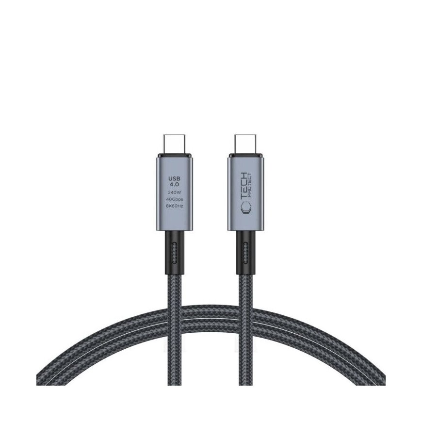 Tech-Protect UltraBoost Max USB-C 4.0 | USB-C 4.0 PD cable 240W