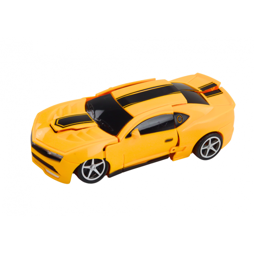 Lean Toys Auto-Robot 2in1 Transformation Sporty Yellow – 3