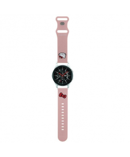 Hello Kitty Belt Universal HKUWLSCHBLP Silicone Kitty Head pink strap 22mm