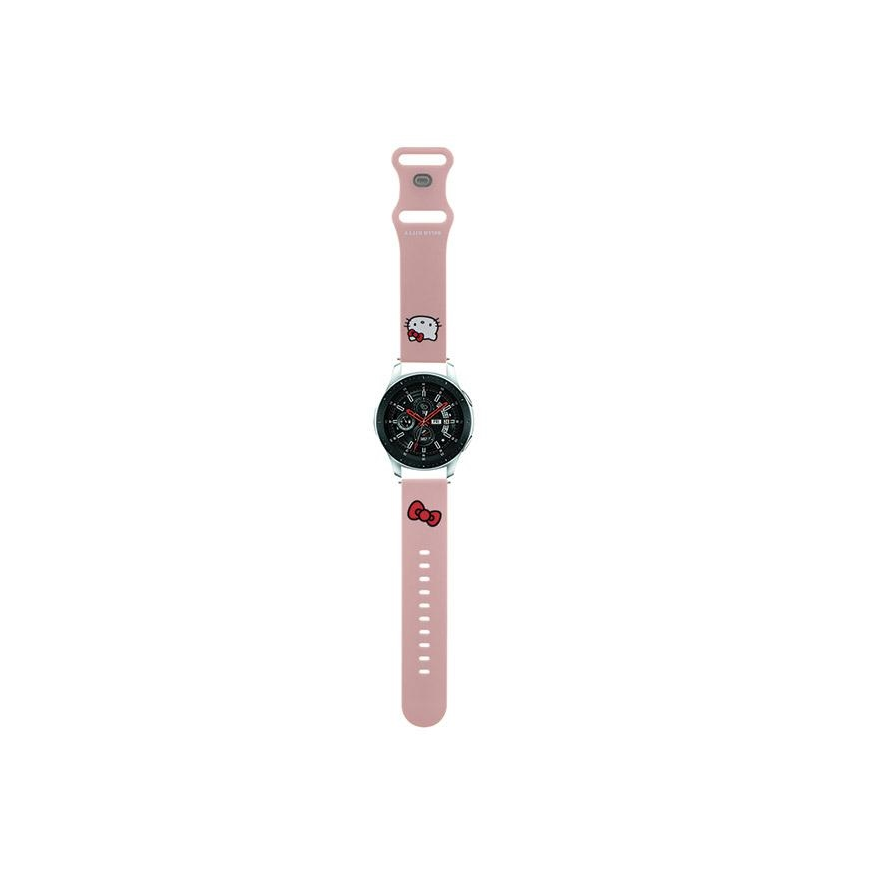 Hello Kitty Belt Universal HKUWLSCHBLP Silicone Kitty Head pink strap 22mm
