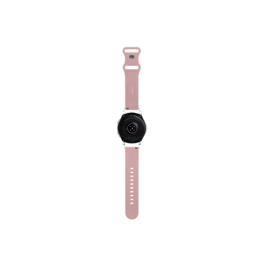 Hello Kitty Dirželis Uniwersalny HKUWLSCHBLP Silicone Kitty Head rožinė/pink strap 22mm – 2