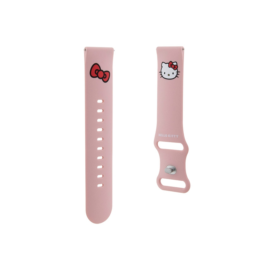 Hello Kitty Belt Universal HKUWLSCHBLP Silicone Kitty Head pink strap 22mm – 3