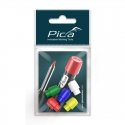 Pica Accessory Set Coloured Caps for Pica-Dry
