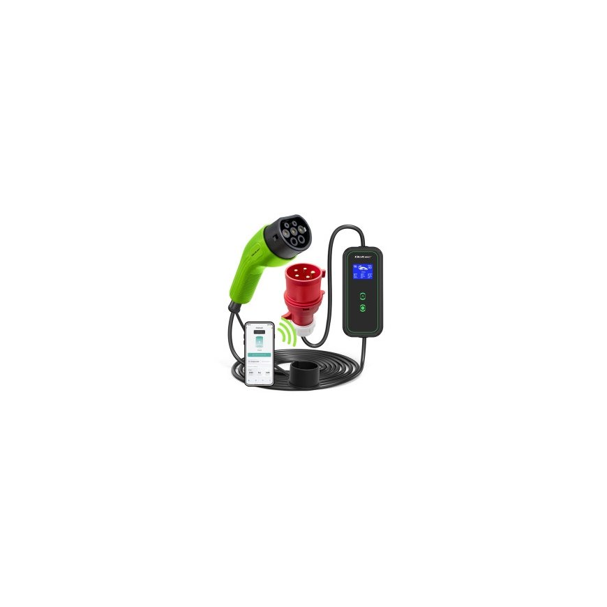Qoltec Mobile EV charger with adjustable