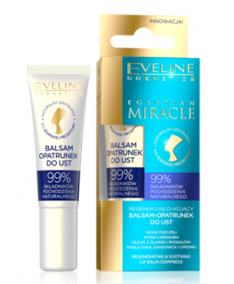 Eveline Egyptian Miracle Nourishing Lip Balm Regenerating & Soot