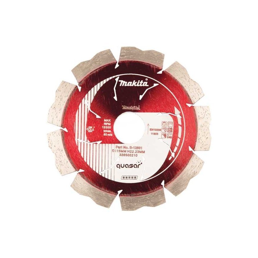 Diamond cutting disc Makita Quasar 115 mm