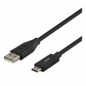Deltaco USBC-1006M USB кабель USB 2.0 2 m USB A Черный