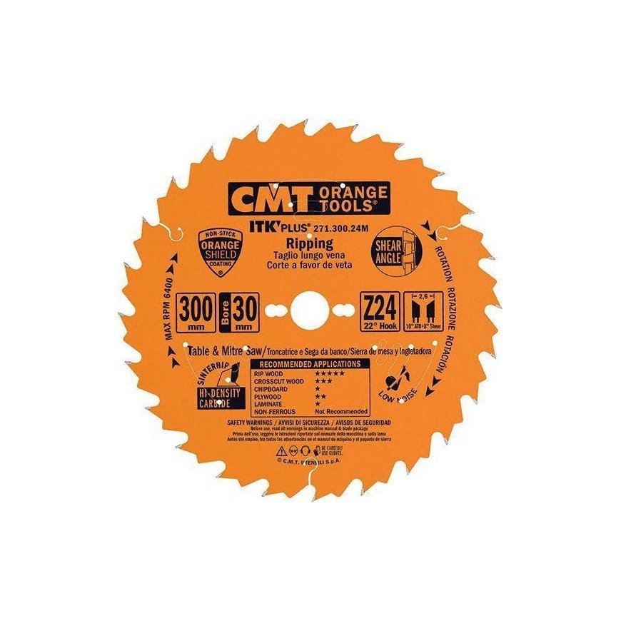 Cutting disc 165x1.7x20(+15,87) Z24 HM, CMT – 5
