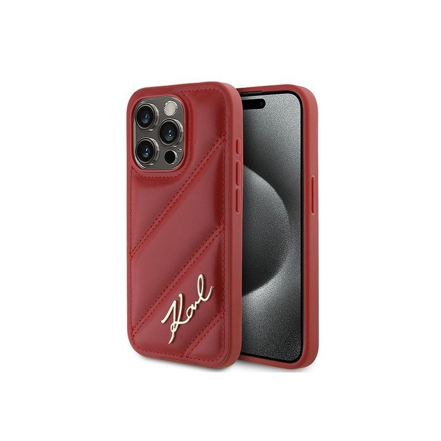 Karl Lagerfeld KLHCP15XPQDSMGR iPhone 15 Pro Max 6.7" czerwony|r
