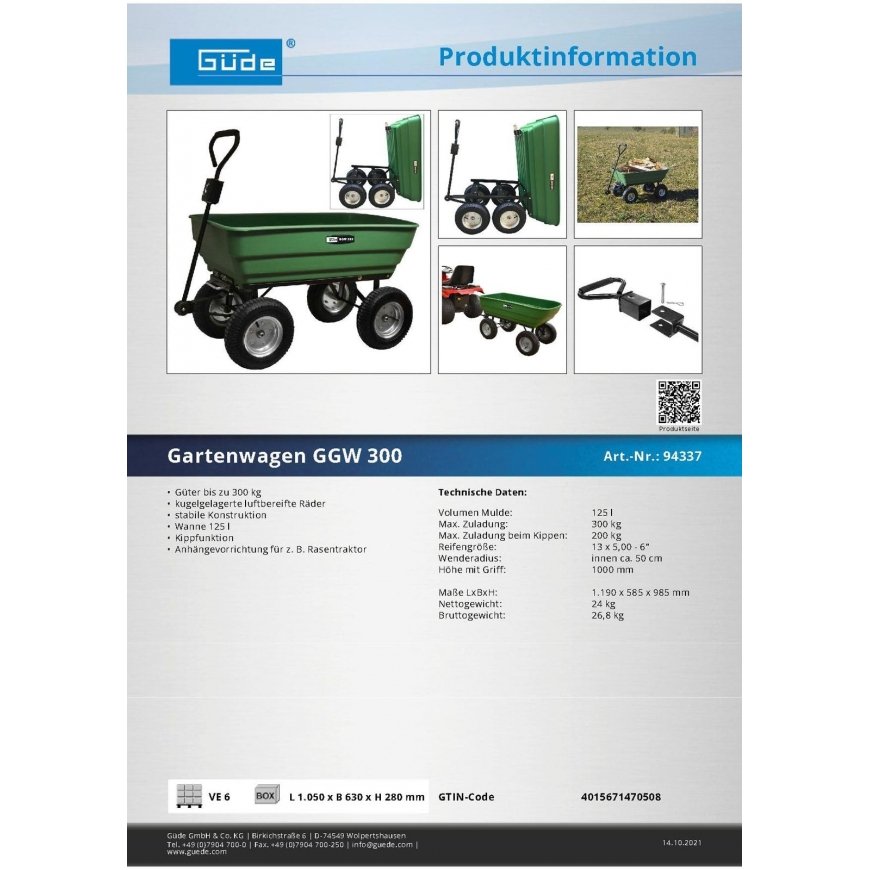 Güde GGW 300 (94337)