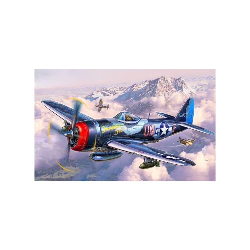 Revell P-47 M Thunderbolt Fiksētu spārnu