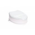 High raising toilet seat with flap High raising toilet seat with flap