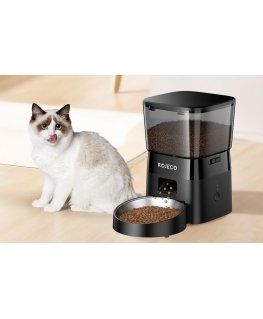 Rojeco 2L Automatic Pet Feeder WiFi Version (Black)