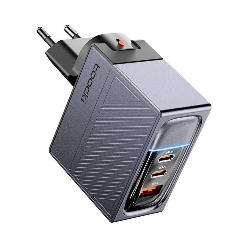 Tech-Protect NC100W-GAN charger GaN 3x USB-C PD 100W | USB-A QC