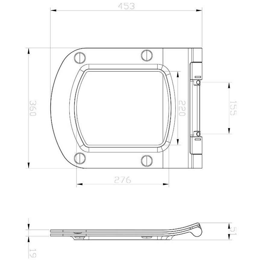 WC cover Ravak, Classic Slim – 3