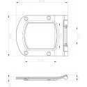 WC dangtis Ravak, Classic Slim WC dangtis Ravak, Classic Slim