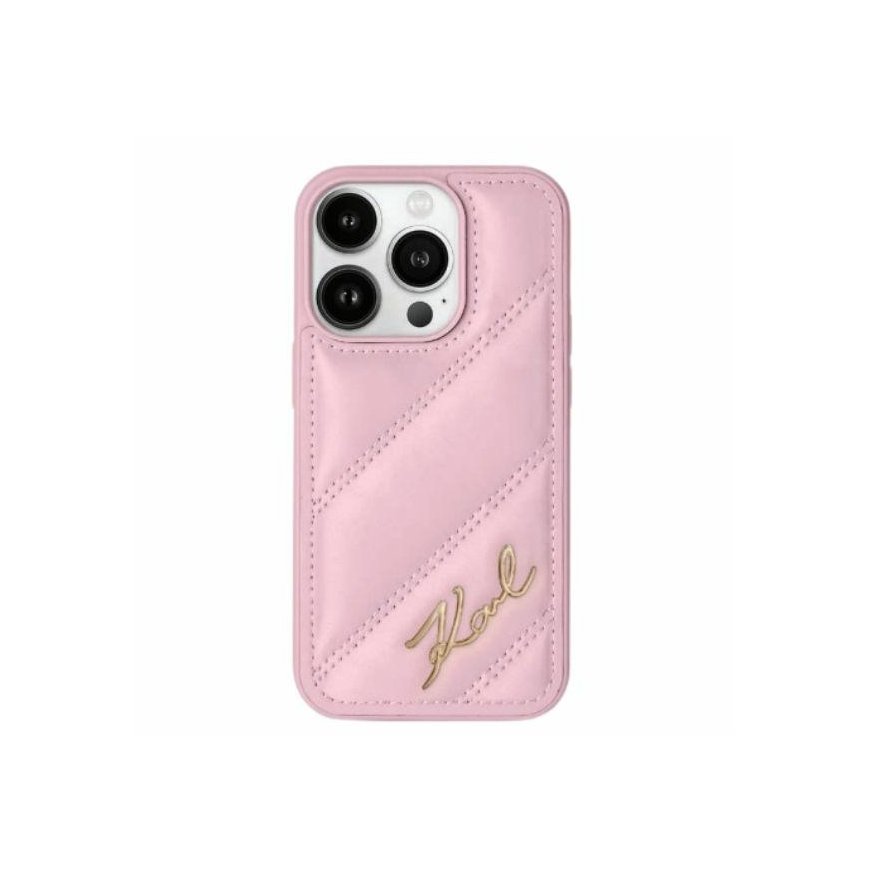 Karl Lagerfeld KLHCP14LPQDSMGP iPhone 14 Pro 6.1" różowy|pink ha