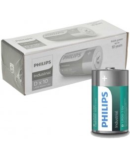 Philips LR20 D Industrial baterijos 10 vnt.