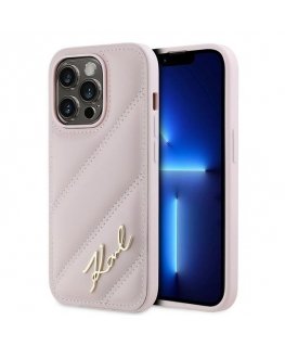 Karl Lagerfeld KLHCP14XPQDSMGP iPhone 14 Pro Max 6.7" różowy|pin