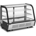 Refrigerator Royal Catering Refrigerated showcase, glass, 3 levels, 160 l Refrigerator Royal Catering Refrigerated showcase, glass, 3 levels, 160 l