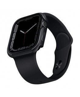 UNIQ etui Valencia Apple Watch Series 4|5|6|7|8|SE 40|41mm. graf