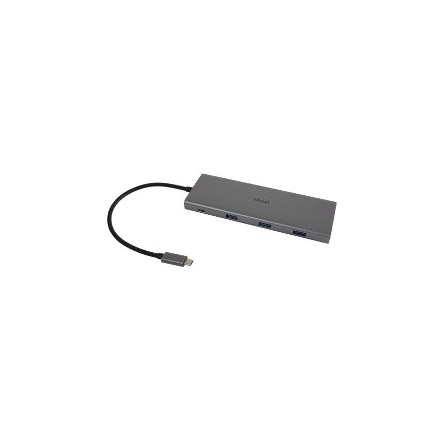 Deltaco USB-C hub DELTACO, 5 Gbps