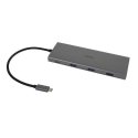 USB-C hub DELTACO, 5 Gbps, 4x USB-A, slim, juodas / USBC-HUB202 / 1902427 USB-C hub DELTACO, 5 Gbps, 4x USB-A, slim, juodas / USBC-HUB202 / 1902427
