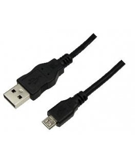 LogiLink 3m USB A-USB Micro B USB кабель USB 2.0 Micro-USB B Черный