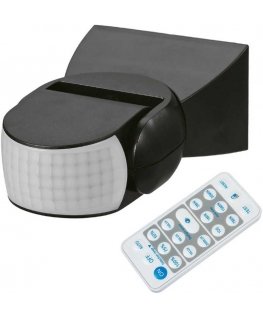 Maclean PIR motion sensor, infrared, with remote control, max. 1200w (incandescent), max. 300 W (LED), MCE241 B