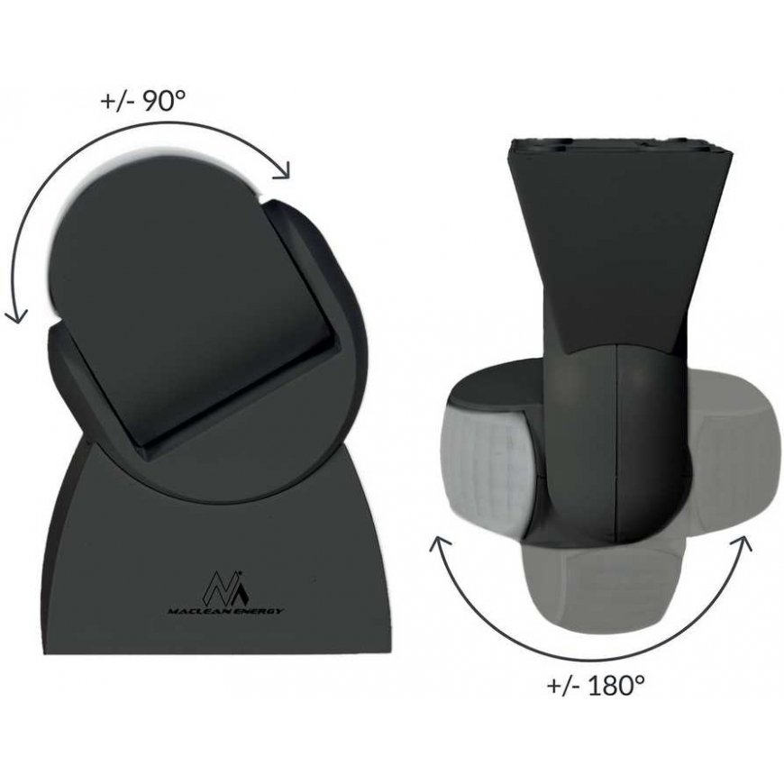 Maclean PIR judesio jutiklis, infraraudonųjų spindulių, su nuotolinio valdymo pultu, maks. 1200w (kaitrinė), maks. 300 W (LED), – 5