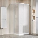 Rectangular shower cubicle wall Ravak Supernova, SRV2-90 195 S, white+plastic Pearl Rectangular shower cubicle wall Ravak Supernova, SRV2-90 195 S, white+plastic Pearl