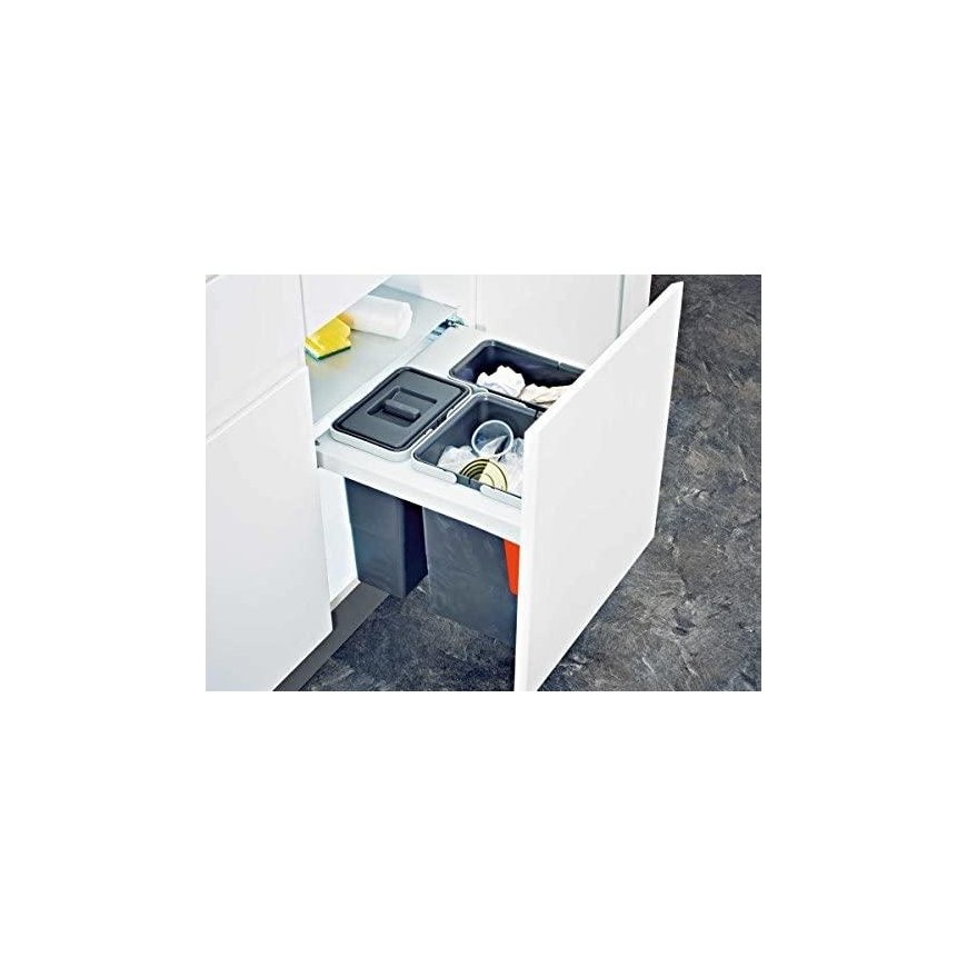 Trash can FRANKE, Sorter Garbo, 50-3, 2x12l.+8l. – 3