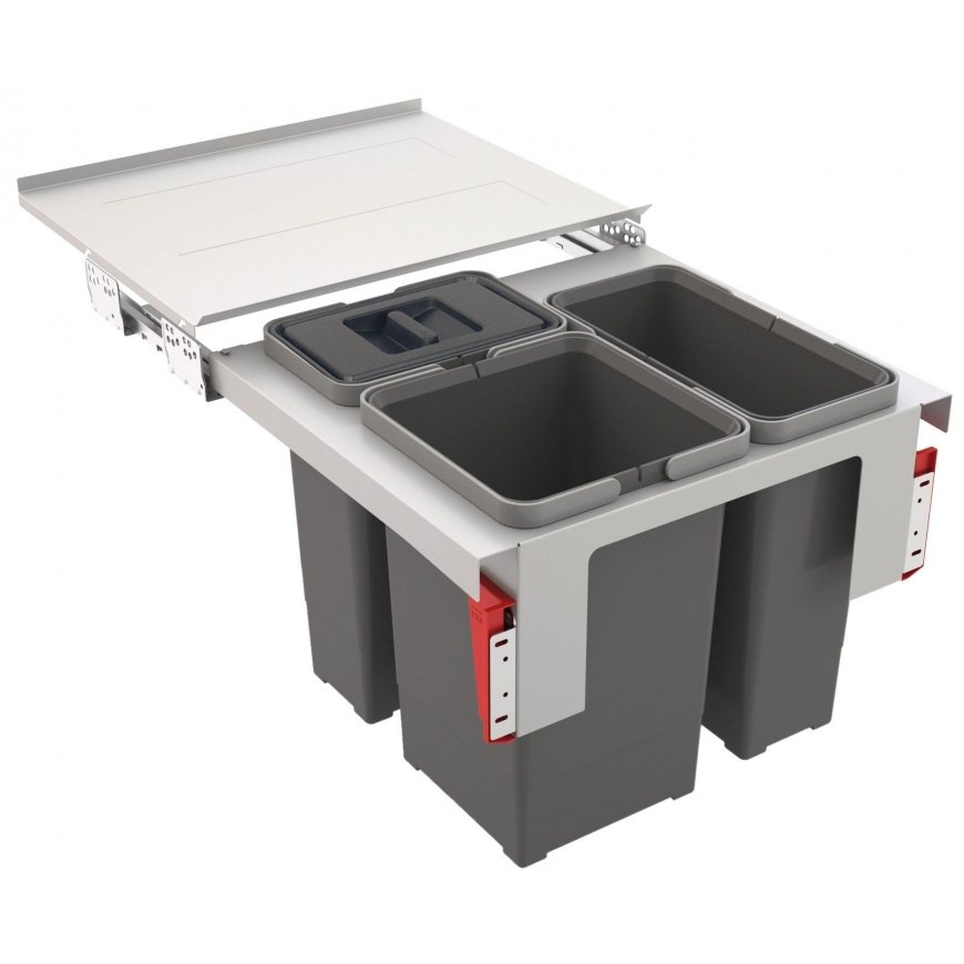 Trash can FRANKE, Sorter Garbo, 50-3, 2x12l.+8l. – 4