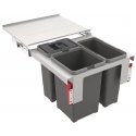 Trash can FRANKE, Sorter Garbo, 50-3, 2x12l.+8l. Trash can FRANKE, Sorter Garbo, 50-3, 2x12l.+8l.