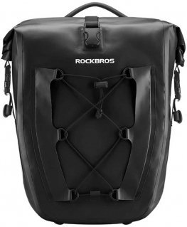 Rockbros 30140022001 Waterproof Bike Trunk Bag - Black