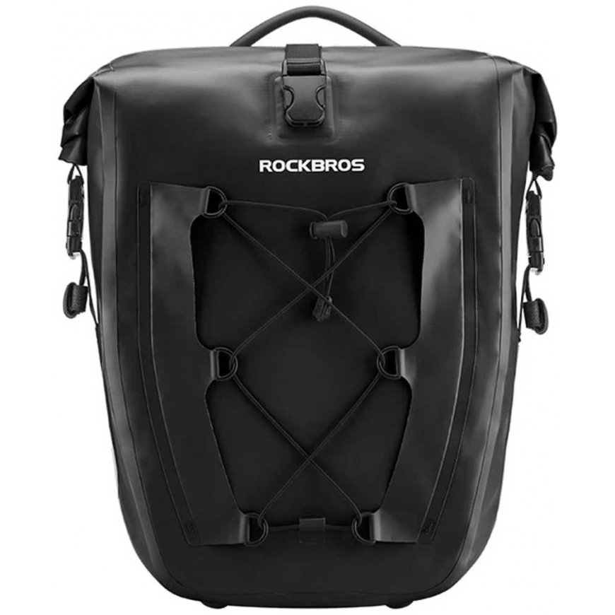 Rockbros 30140022001 Waterproof Bike Trunk Bag - Black